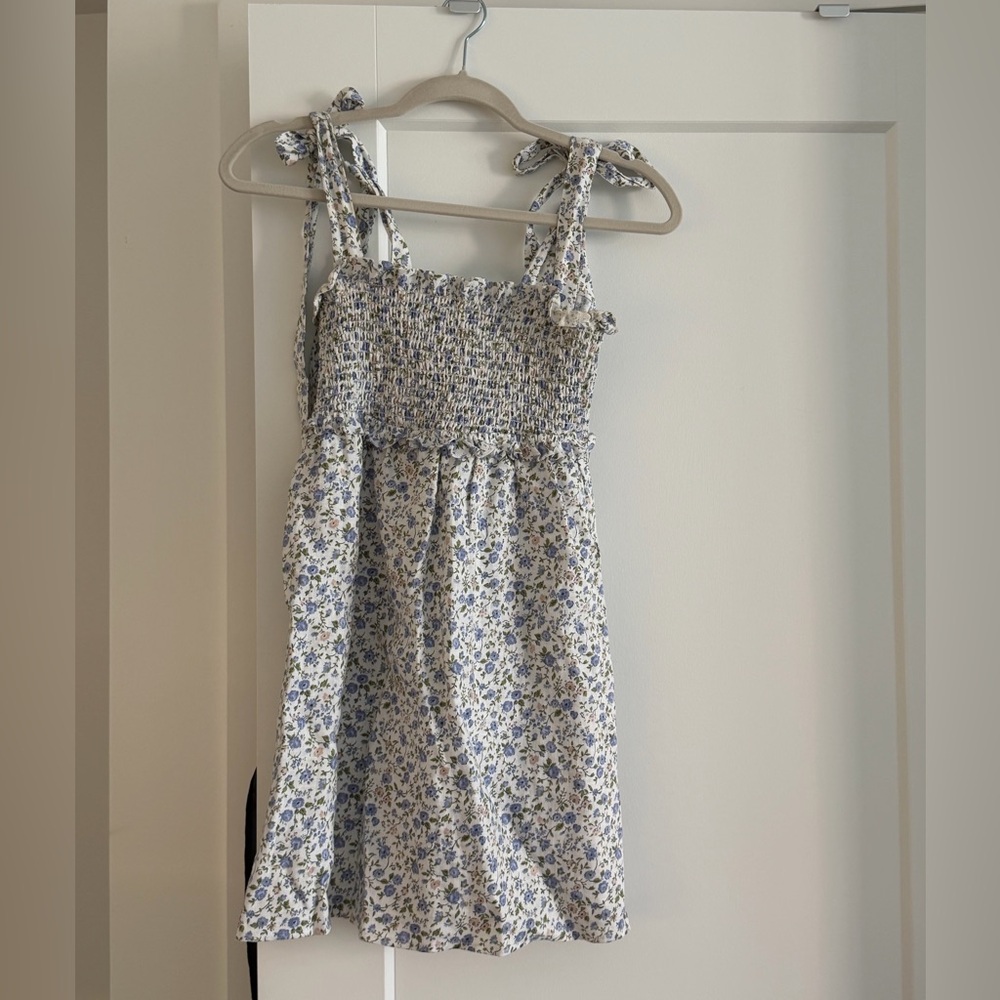 Reformation floral print mini dress